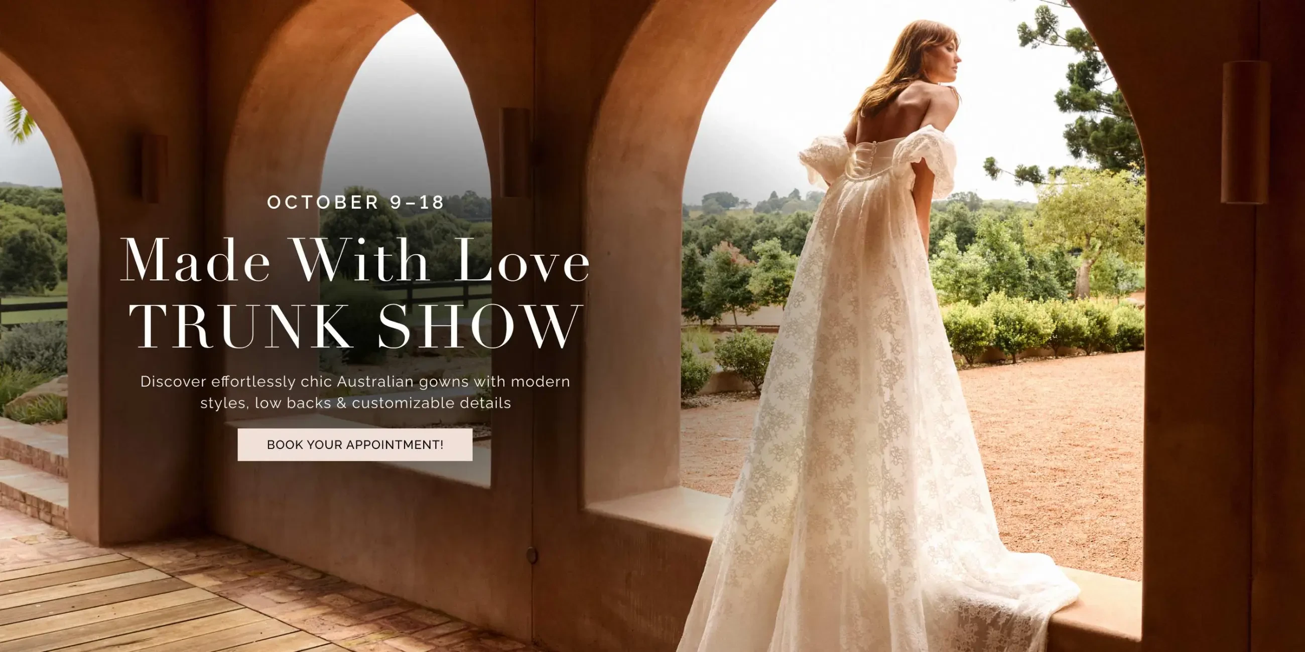 Made With Love Trunk Show Desktop Banner